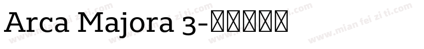 Arca Majora 3字体转换